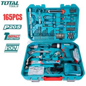 KIT OUTILS TOTAL VISS 165PCS THKTHP11652