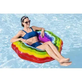 Bestway Bouée 36163 Gonflable Rainbow 115cm pour Piscine et Plage