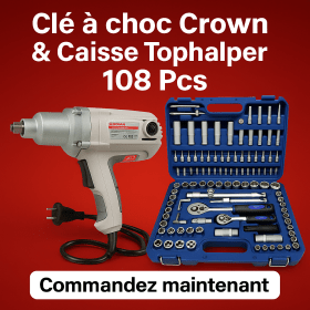  Boulonesse crown original 900w + caisse Tophelper 108 pcs original 
