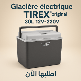 Glacière électrique TIREX original 30L 12V-220V