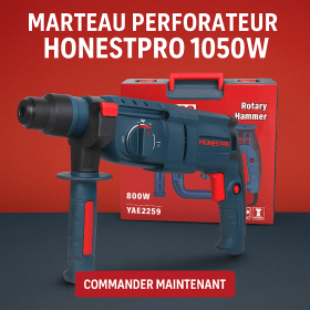 Marteau perforateur Honestpro 1050w