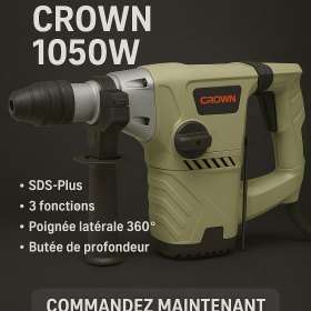 Marteau piquer crown (1020w)
