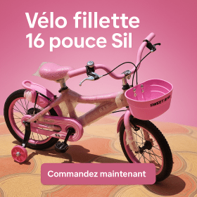 Vélo fillette 16 pouce Sil