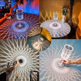 Lampe Cristal LED avec Haut-Parleur Bluetooth – مكبر صوت ومصباح كريستالي