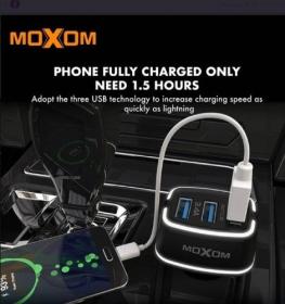 شاحن سيارة MOXOM MX-VC01 