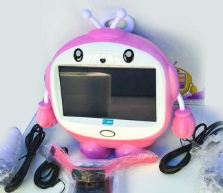 تابلت تعليمي للأطفال C idea بتصميم كرتوني جذاب وردي فقط