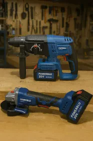 Pack Powerblu Perforateur + transcenaise a batterie