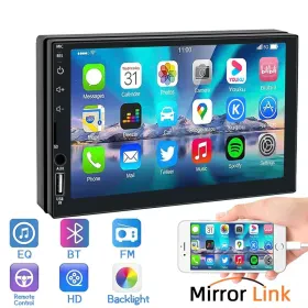 DVD Mp5 7 pouces écran tactile. USB AUX . SD. BT. miroir link