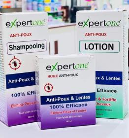 مجموعة إكسبيروان لعلاج القمل زيت وشامبو ومحلول