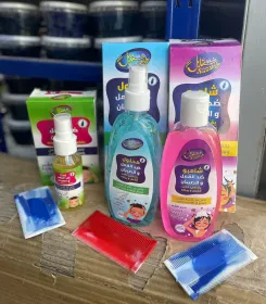 شامبو و محلول و زيت ضد القمل والصيبان