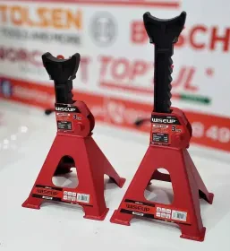 Chandelles voiture cric à crémaillère levage 3 tonnes