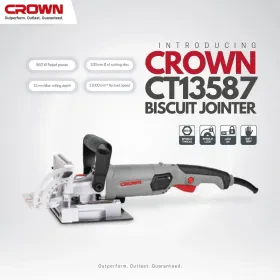 Crown CT13587 Fraiseuse a lamelles Jointeuse À Lamelles