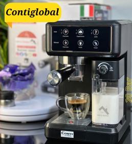 Cafetière Contiglobal (géant) 20bar ( Cappuccino-capsules-poudre )
