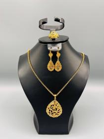 Parure 3 pièces acier inoxydable merrakchi