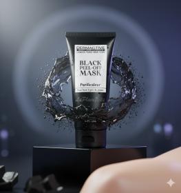 قناع ديرما أكتيف الأسود للتقشير (Black Peel-Off Mask) 