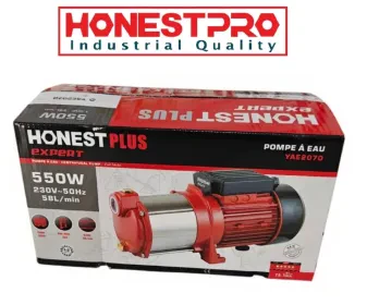 Pompe a eau Silencieuse 2 turbine 550W HONESTPLUS