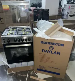 Cuisinier raylan gaz gaz 55cm Gris-inox