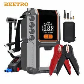 Booster Batterie 23800mAh avec gonfleur de pneu LED Light Beetro BE170 – جهاز تعزيز البطارية مع نافخ عجلات 4في1