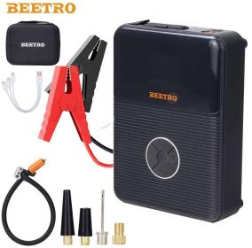 Beetro be0145 Booster de Batterie avec Power Bank et Compresseur 10 Bar